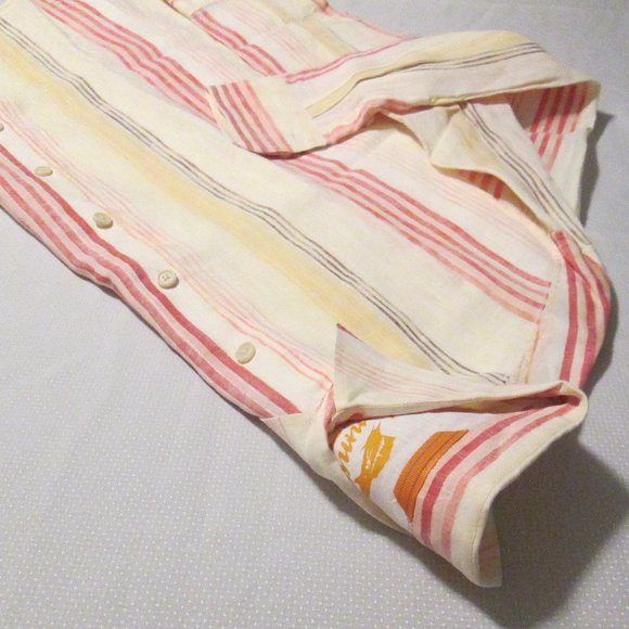 😎 TOMMY BAHAMA MEN’S STRIPE – MULTI-COLOR SHIRT – NEW SIZE XL 😎 - Picture 8 of 16